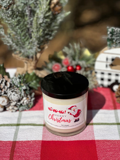 Ho Ho Ho Merry Christmas Wooden Wick
