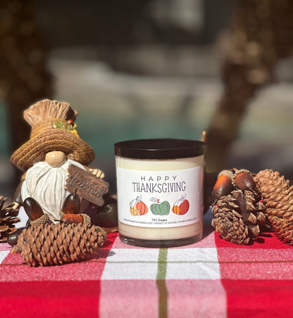 Happy Thanksgiving Wooden Wick